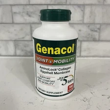 Genacol Joint & Mobility AminoLock Eggshell Membrane 180 Capsules Exp 2/2026