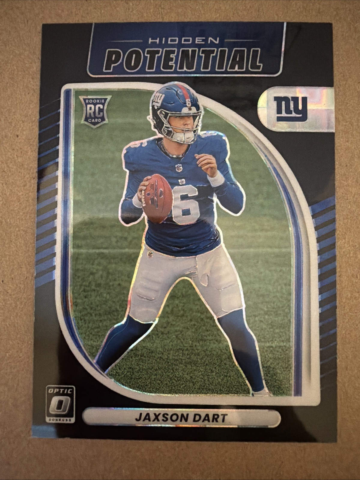 2025 DONRUSS OPTIC 2 JAXSON DART RC HIDDEN POTENTIAL BLACK PANDORA /149 GIANTS
