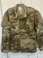 US Military OCP Shirt Jacket Small / Long Multicam Camo Combat  Army Coat Unisex