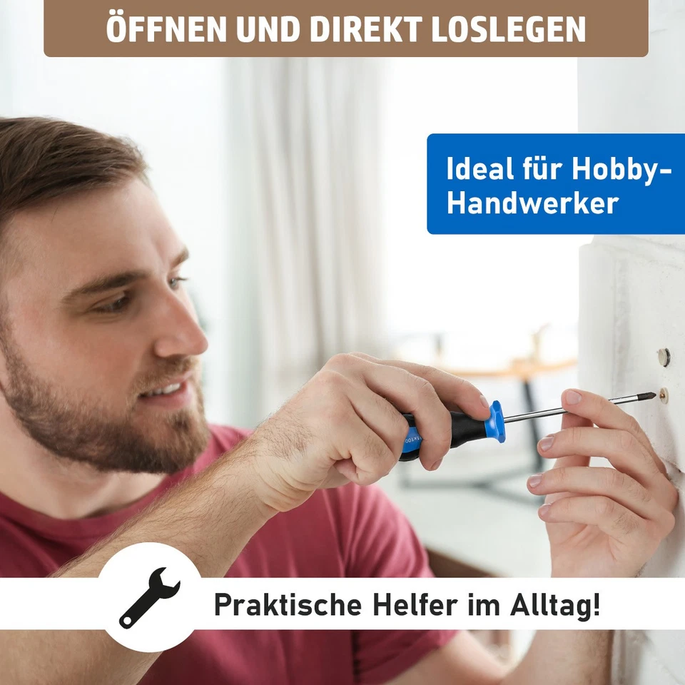 BRAST Adventskalender | Werkzeug-Set | Bits, Schraubendreher, Ratsche, Mini-Säge - Bild 2 von 4