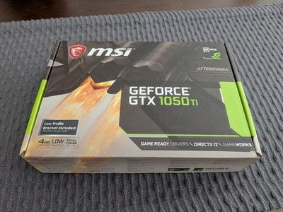 NEW-MSI GeForce GTX 1050 Ti 4GT LP 4GB Low Profile Video Graphics Card GPU LP
