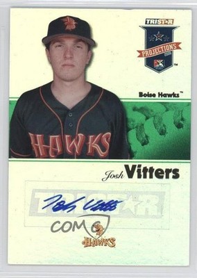 2008 TRISTAR PROjections Green Reflectives 26/50 Josh Vitters #256 Auto 2t9