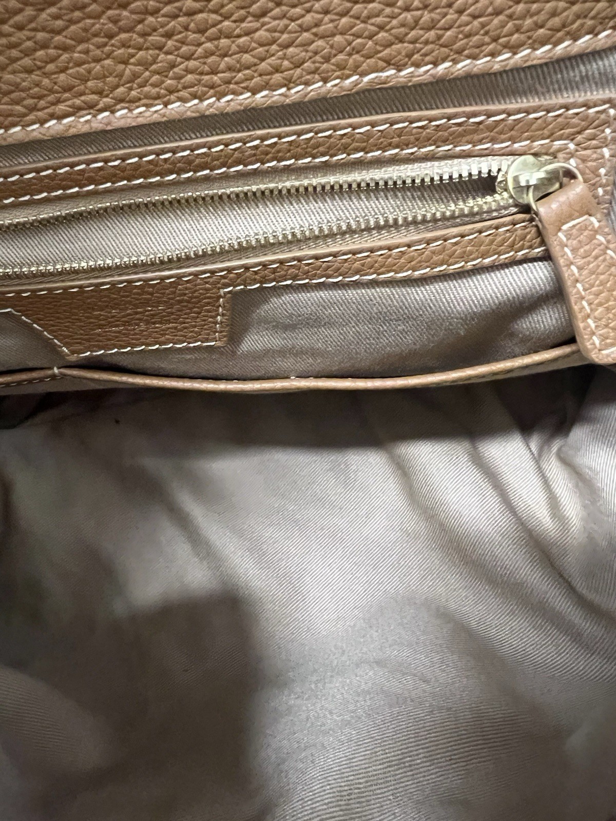 POLENE Numero Un Edition Trio Camel Flap Shoulder Bag Crossbody satchel