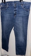 Denim  Supply Ralph Lauren Men's Slim Tapered Blue Medium Wash Jeans 38