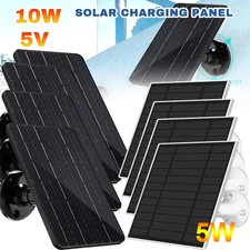 Lot 40W Type-C Port Solar Panel 5V Charger for Security Camera Outdoor CCTV Cam