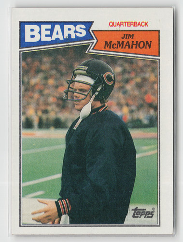 Jim McMahon #44 1987 Topps card