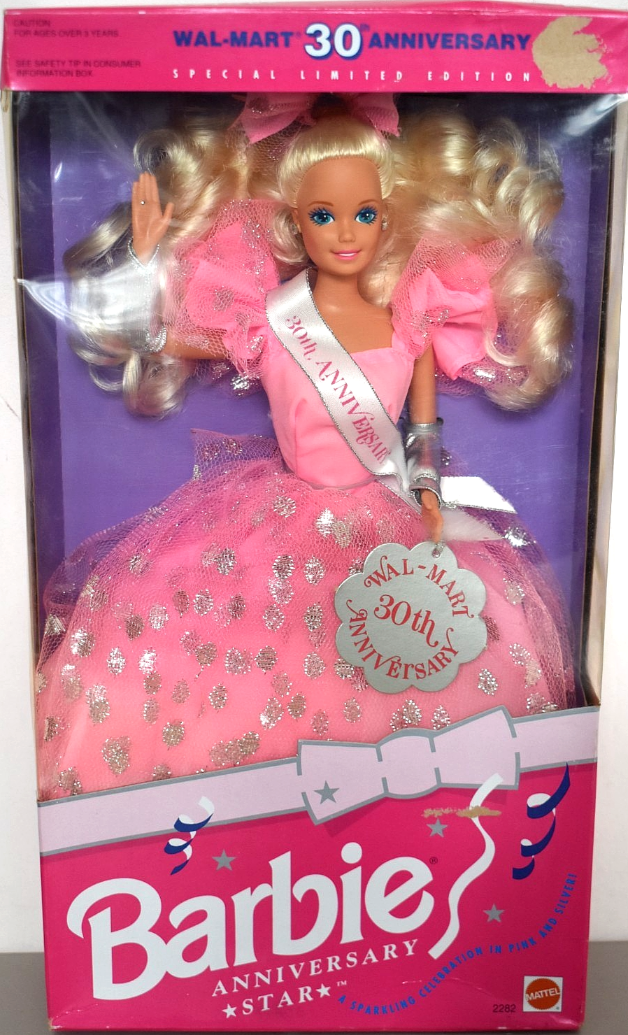 1992 Walmart Special Limited Edition 30TH ANNIVERSARY STAR Vintage Blonde Barbie