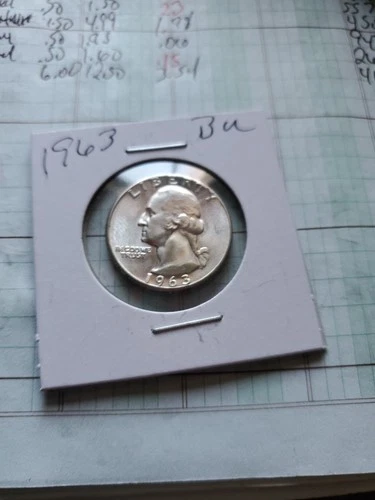 1963-P Washington Quarter - BU 🇺🇸