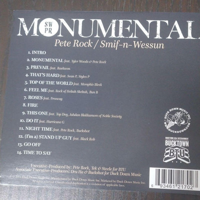 Pete Rock / Smif N Wessun - Monumental | eBay