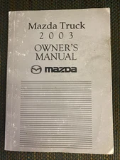 2003 Mazda Truck owners manual