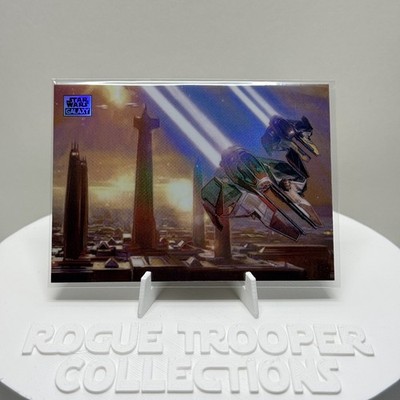 ETA-2 ACTIS CLASS INTERCEPTOR #46 Refractor - 2025 Topps Chrome Star Wars Galaxy