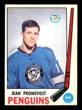 1969-70 OPC O PEE CHEE HOCKEY #155 JEAN PRONOVOST NM-MT PITTSBUTGH PENGUINS Card