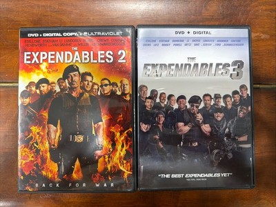 2-DVDs The Expendables 2 & The Expendables 3