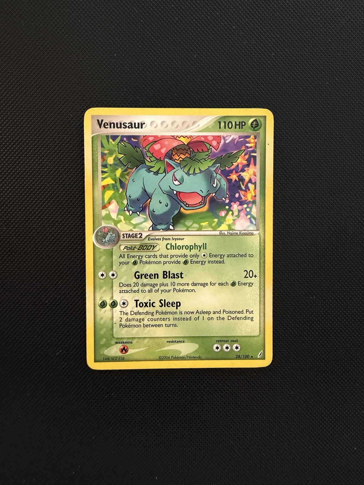 Pokémon TCG Venusaur EX Crystal Guardians 28/100 Regular Rare Non Holo HP