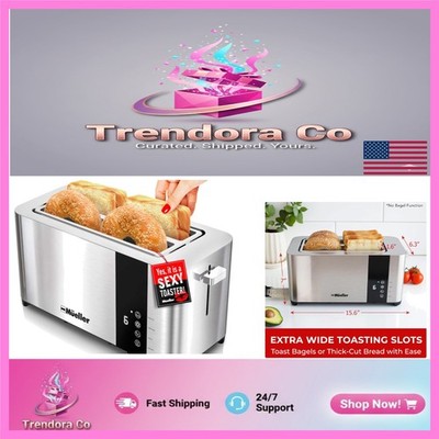Mueller UltraToast 4 Slice Toaster   Perfect for Bagels, Artisan Bread & Waffles