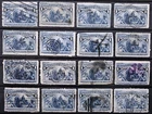 US Stamp Collection 1893 1c Columbian Exposition Lot of 16 Scott # 230 Used
