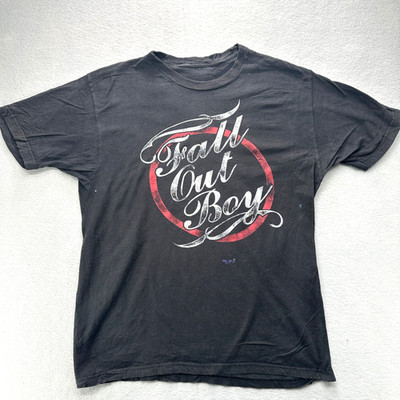 Fall Out Boy Patrick Stump Indie T Shirt Mens Small Concert Vintage y2k READ