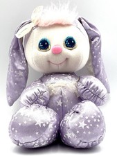1989 PJ SPARKLES SPARKLINS PURPLE BUNNY GLOW IN THE DARK MATTEL. FREE SHIPPING!