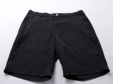 Peter Millar Men's Salem High Drape Performance Shorts AP2 Black Size: 34