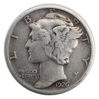 1926-S Mercury Dime F Fine 90% Silver