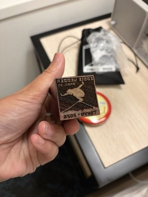Eddie Vedder Hanko Wood Stamp Tokyo Japan 2026 Tour Pearl Jam | eBay