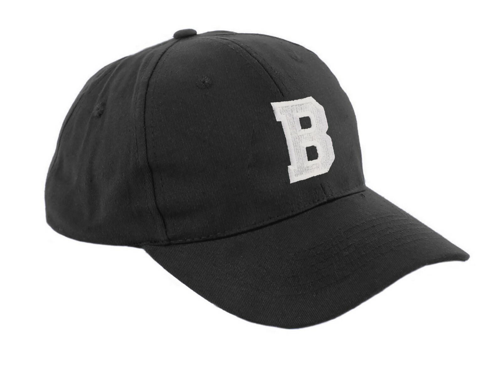 Children School Baseball Cap Boy Girl Adjustable Snapback Kids Black