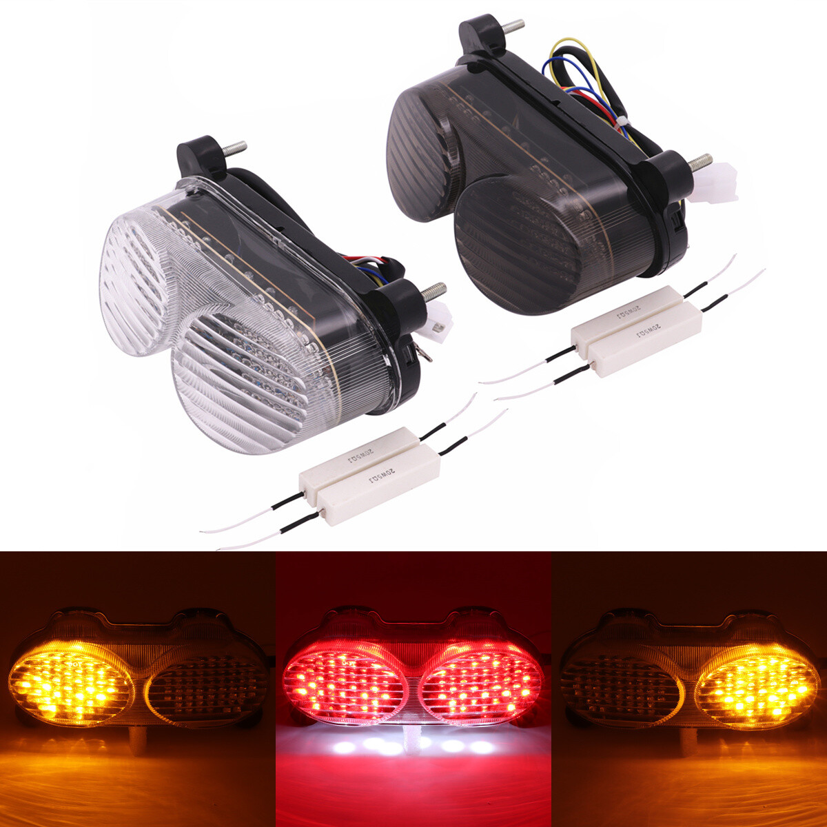 LED Tail Light for Kawasaki Ninja ZX-6R ZX6R J1 J2 G1 G2 ZX