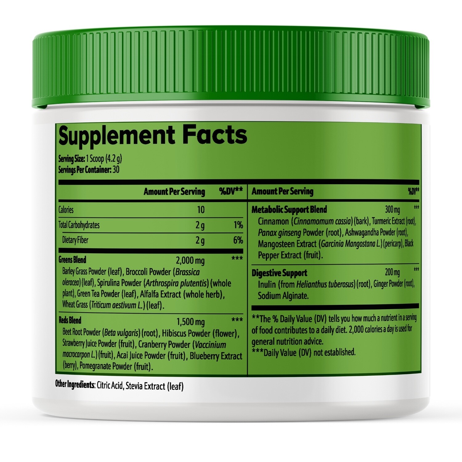 beyond Greens Superfood Powder,Premium PlantBased Greens Powder