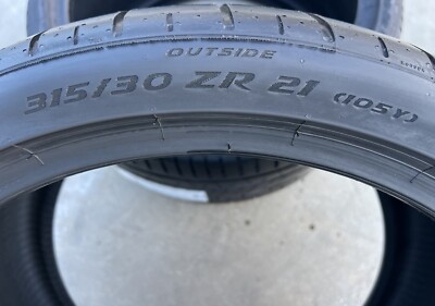Set of TWO 315/30ZR21 (105Y) Pirelli P Zero Corsa PZC4 3153021