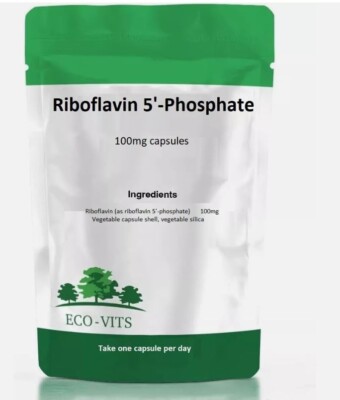 Riboflavin 5'-Phosphat 100mg Kapseln - Aktives Vitamin B2 zur energetischen Unterstützung