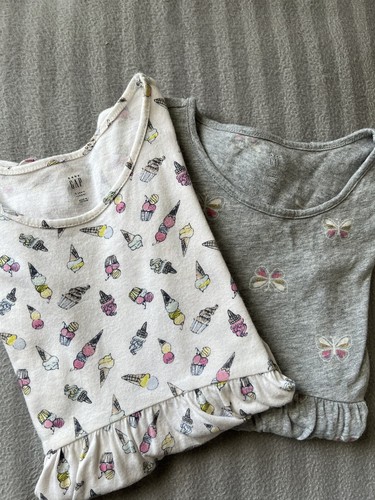 Gap Mädchen kurzärmlig bedruckt Baumwolle Top Größe 5T