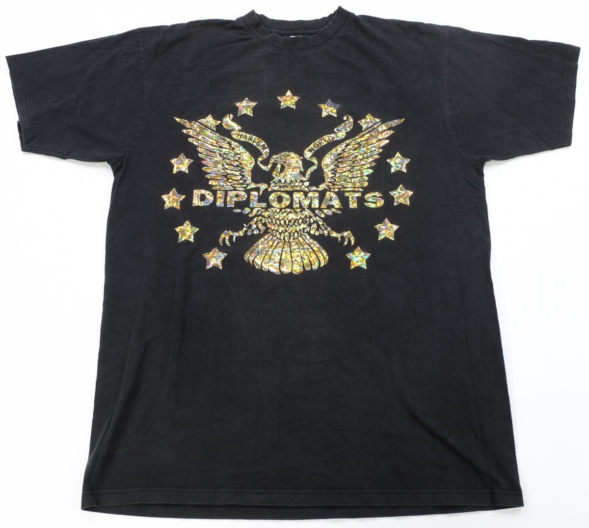 Rare VTG EZ STREET GEAR The Diplomats Harlem World Eagle T Shirt