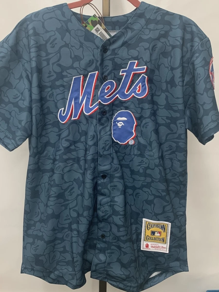 BAPE NEWYORK METS JERSEY ベースボールシャツ