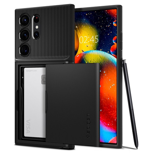 Étui téléphone Spigen Slim Armor CS pour Galaxy S23, S23 Plus, S23 Ultra | Porte-carte - Photo 19 sur 30