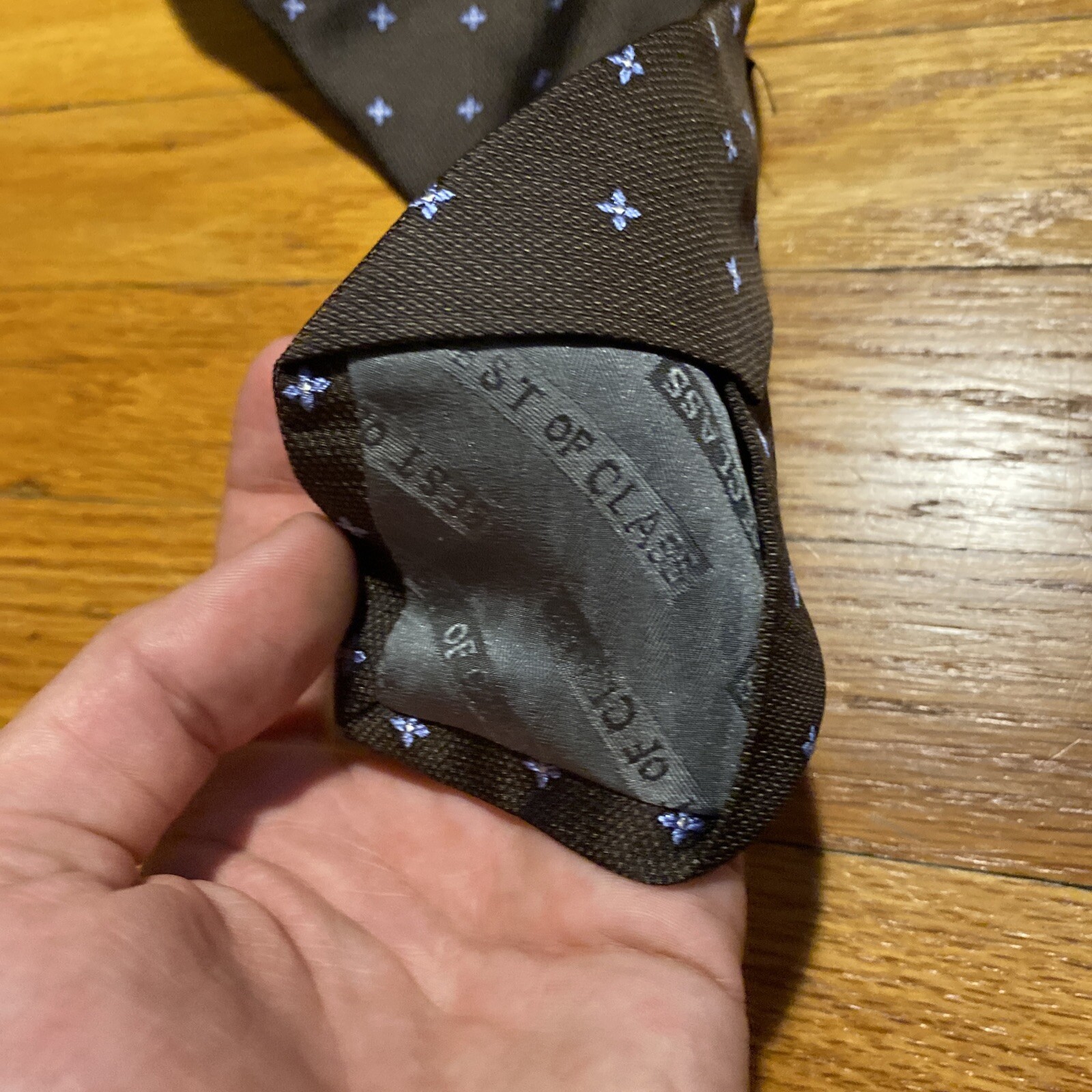 (1) Trendy Brown Flower Patterned Robert Talbott … - image 2