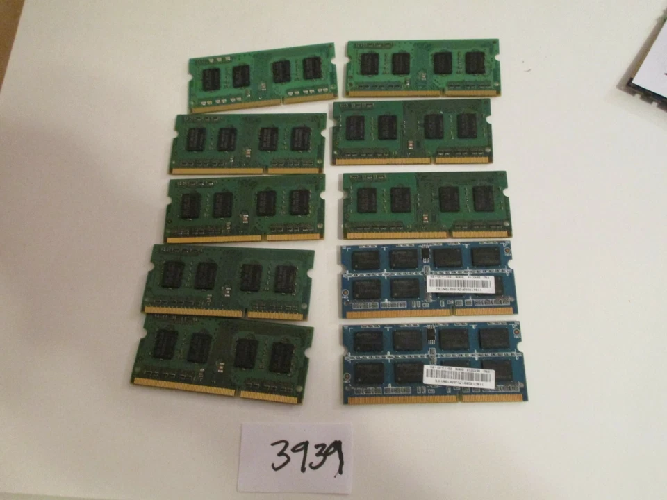 Samsung+Ramaxel 10x2Gb=20Gb PC3-10600 1333Mhz DDR3 SODIMM Laptop Memory RAM 3939 - Image 2 of 2