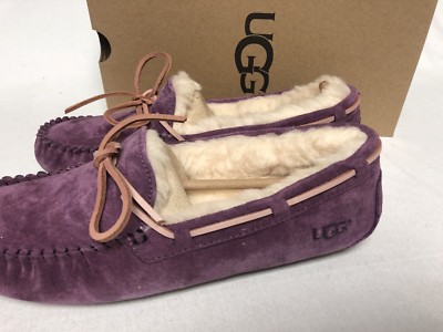 UGG Australia DAKOTA Mystic Purple SHEEPSKIN MOCCASIN SLIPPERS