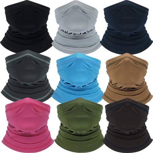 Summer Breathable Neck Gaiter Scarf Face Mask Balaclava Fishing Cycling Bandana - Picture 5 of 45