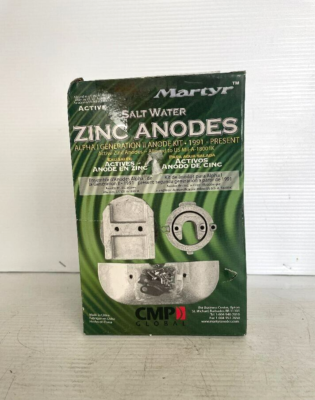 Martyr Marine Alpha I Gen II Zinc Anodes CMALPHAKITZ | eBay
