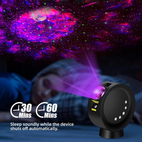 Galaxy Star Projector with Remote | LED Ceiling Light, Timer, Adjustable Bright - Picture 7 of 8