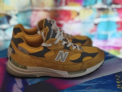 New Balance 992 (M992BB) Yellow 'Gold Cream' - Size 12 Mens New Balance 992 (M992BB) Yellow 'Gold Cream' - Size 12 Mens