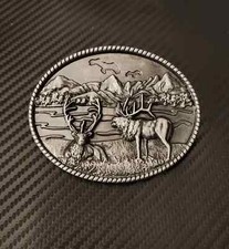 Western Cowboy Rodeo Belt Buckle, Mens or Women, Countryside