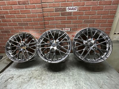 05-13 C6 Corvette ZR1 Aftermarket Replica Wheels Base Model (2)19x10 (1 ...