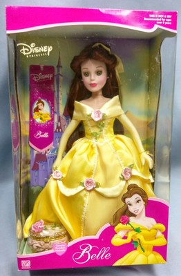 disney princess belle porcelain keepsake doll