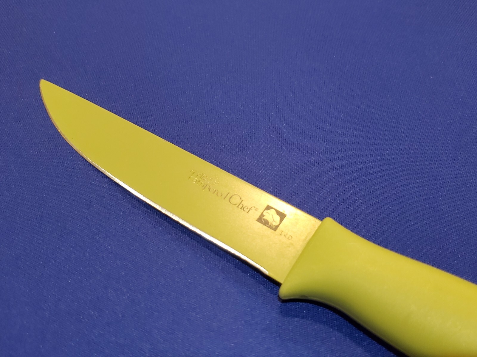 Pampered Chef Green Color Coated Utility Knife VHTF EUC eBay