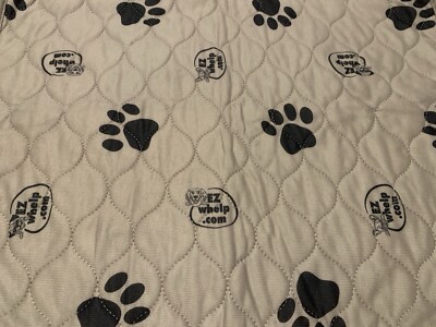 DOG TRAINING PADS NEW  WASHABLE/REUSABLE EZWHELP 2 PACK OF 23 x34 