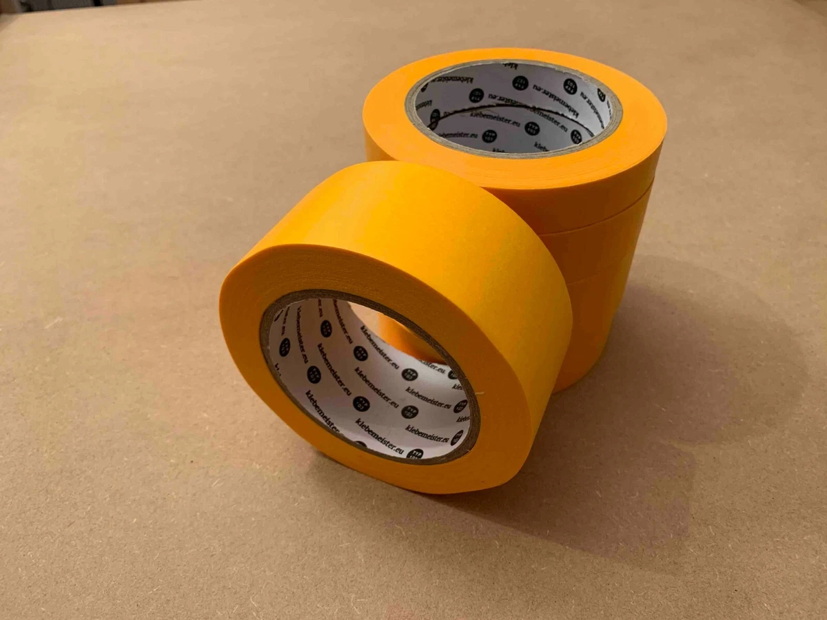 6x Goldband // 50mm x 50m // Soft Tape Abdeckband Washi Tape // Markenqualität