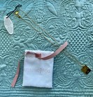 NWT ELECTRIC PICKS LADIES' GOLD PLATED 18" NECKLACE CHAIN W/CHARM "L" ORIG $80+ — photo 2