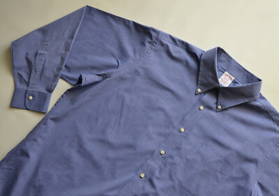 BROOKS BROTHERS Men's Shirt Herren Hemd Gr. 17 1/2-35 Big Size cotton Vintage