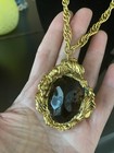 Vintage Brutalist Necklace Mr. We Design Big Topaz Glass Larry & Murray Erenberg — photo 6